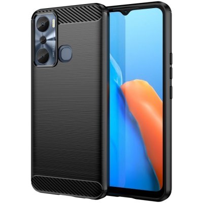 Pouzdro Carbon Infinix Hot 20i černé – Zboží Mobilmania