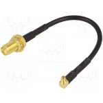SR PASSIVES MMCX-SMA-100 Kabel-adaptér; -40÷85°C; 100mm; RG174; MMCX,SMA – Sleviste.cz