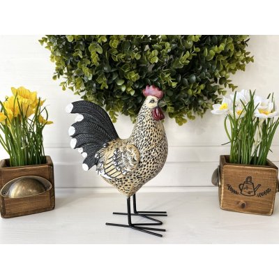 Dekorace kohoutek kropenatý menší – Hledejceny.cz