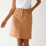 Zeštíhlující krátká sukně s vnitřním zesílením oříšková – Hledejceny.cz