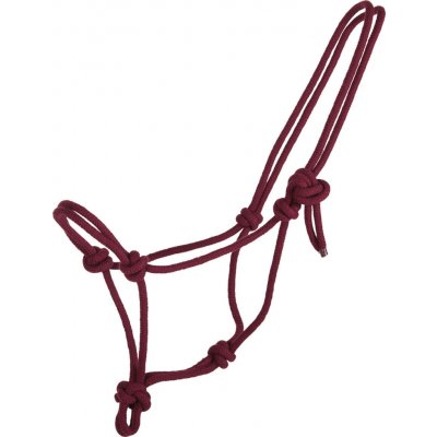 Q essentials Ohlávka provazová Q essentials burgundy – Zboží Mobilmania