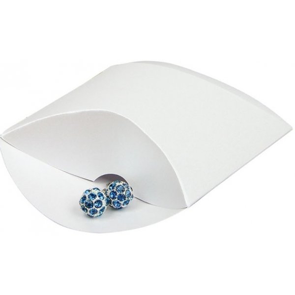 Malá papírová dárková krabička čočka, pukačka 50x90x30 mm, bílá perleť od  23 Kč - Heureka.cz