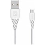 Swissten 71504300 USB 2.0 A na micro USB B, konektor 6,5mm, 1,5m, bílý – Zboží Mobilmania