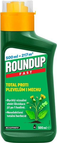 ROUNDUP Herbicid FAST koncentrát 500 ml