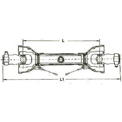 Kloubová hřídel LA MAGDALENA 2007/1250/KH/70.1-70.1