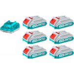 TOTAL Sada baterií a nabíječky, 20V Li-ion, 2000mAh, industrial EXTTFBCLI2062 – Hledejceny.cz