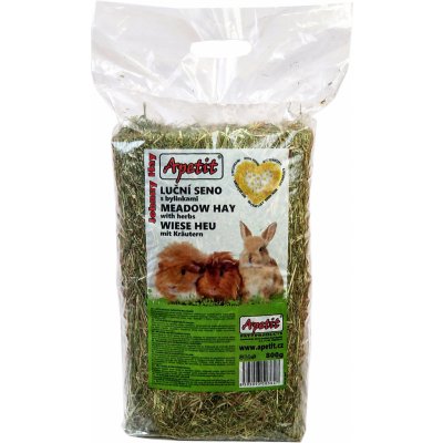 Apetit Johnny Hay Herbs Luční seno bylinky 0,8 kg