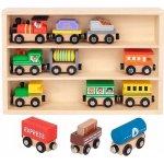 Tooky Toy vláčky set 12 ks – Zboží Dáma