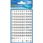 Avery Zweckform 3721 Samolepicí číslice, 6,5 mm, 250 ks, černé na bílé fólii – Hledejceny.cz