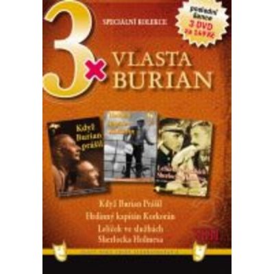 3x Vlasta Burian VIII. papírový obal DVD – Hledejceny.cz