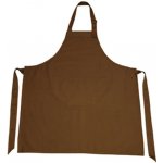 L-Merch Unisex zástěra NT5220 Brown 85x75cm – Hledejceny.cz