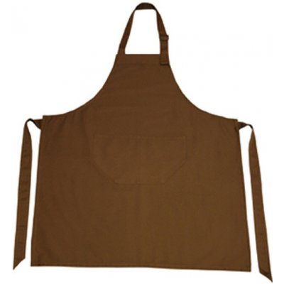 L-Merch Unisex zástěra NT5220 Brown 85x75cm – Hledejceny.cz