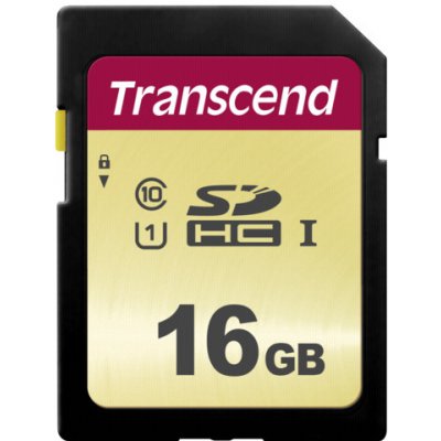 Transcend SDHC 16 GB UHS-I U1 SDC500S – Zboží Mobilmania