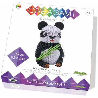 CreativaMente Creagami Origami 3D L Panda 622 dílků – Hledejceny.cz