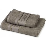 4Home Sada Bamboo Premium osuška a ručník šedá 50 x 100 cm 70 x 140 cm – Sleviste.cz