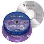 Verbatim DVD+R DL 8,5GB 8x, AZO, spindle, 25ks (43757) – Zbozi.Blesk.cz