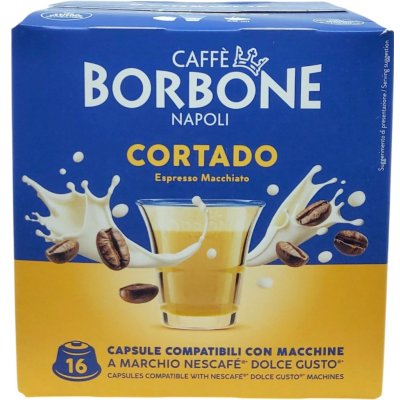 Caffé Borbone Cortado kapsle do Dolce Gusto 16 ks – Hledejceny.cz
