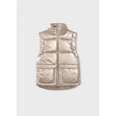 Mayoral vesta prošívaná s kapsami zlatá – Hledejceny.cz