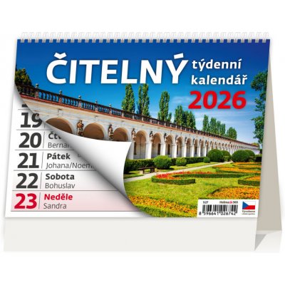 Stolní Helma Čitelný týdenní 2026 – Sleviste.cz