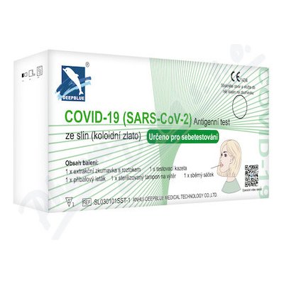 Deepblue Covid-19 antigenní test ze slin 1 ks – Zboží Dáma