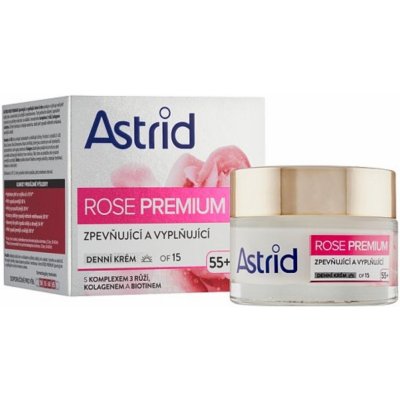 Astrid Rose Premium 55+ zpevňující a vyplňující denní krém OF15 50 ml – Zbozi.Blesk.cz