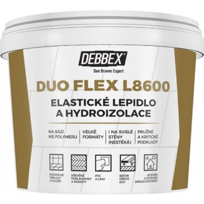 Den Braven Elastické lepidlo a hydroizolace DUO FLEX L8600 15 kg – Zboží Mobilmania