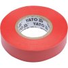 Stavební páska YATO Elektrikářská páska 15 mm x 20 m červená