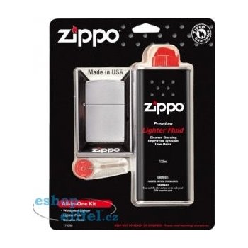 Zippo benzínový Dárková sada All in One Kit 30035