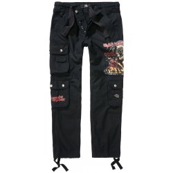 Kalhoty Brandit Iron Maiden Pure Vintage Slim černé