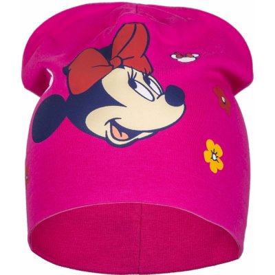 Dívčí čepice Minnie Mouse 036 růžová tmavě
