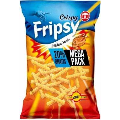 MAKS Crispy Fripsy Křupavé krekry Mega Chicken 120 g – Zboží Dáma