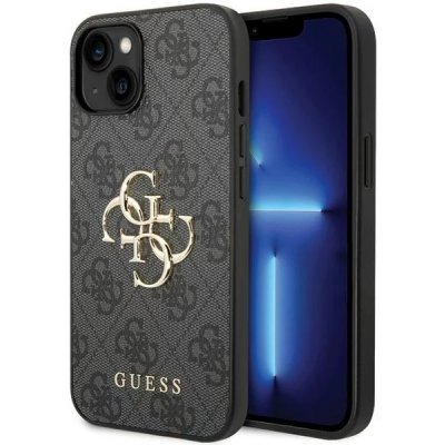 Pouzdro Guess iPhone 15 4G Big Metal Logo šedé – Zboží Mobilmania