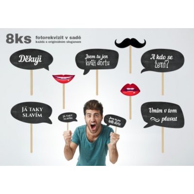 Fotorekvizity SET VIII. - svatební - sada 8 ks – Zboží Dáma