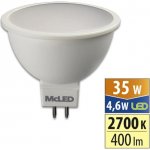 McLED LED GU5.3, 12V, 4,6W, 2700K, 400lm – Zboží Mobilmania