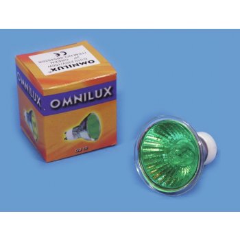 Omnilux 230V 50W GU-10 zelená