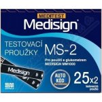 Meditest Medisign proužky testovací MS-2 50 ks – Zboží Dáma