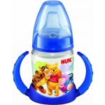 Nuk kojenecká láhev na učení Medvídek Pú s kontrolou teploty modrá 46039 150 ml – Zboží Mobilmania