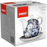 Banquet Čajová sada Flower 400 + 220 ml – Zboží Dáma