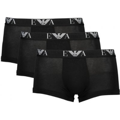 Emporio Armani boxer 111357 CC715 černé 3 pack – Zboží Mobilmania