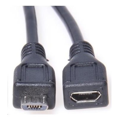 Digitus ku2me2f prodlužovací micro USB 2.0 male-female, 2m, černý – Zboží Mobilmania