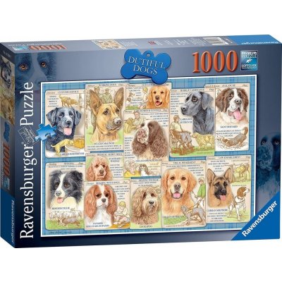 RAVENSBURGER Poslušní psi 1000 dílků – Zbozi.Blesk.cz