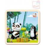 Bino Puzzle Krtek a Panda v lese – Zboží Mobilmania