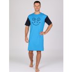 Evona Haris pánská noční košile kr.rukáv modrá – Zboží Dáma