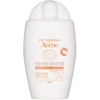 Avène Sun Mineral ochranný fluid bez chemických filtrů SPF50+ 40 ml