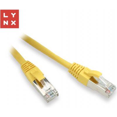 Lynx CS LX-FTP5E-030-YELLOW FTP patch Cat5e PVC CCA 3m žlutý – Zboží Živě