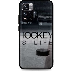 Pouzdro TopQ Xiaomi Redmi Note 11 Pro+ 5G silikon Hockey Is Life