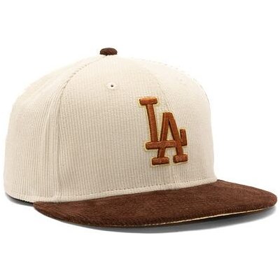 New Era 59FIFTY MLB Cord Los Angeles Dodgers Stone / Caramel Brown / Pineapple – Zboží Mobilmania