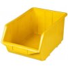 Úložný box Extera Plastový box Ecobox large 16,5 x 22 x 35 cm žlutý 73892