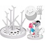 Akuku univerzální sušička odkapávač na láhve a dudlíky stromečky bílá – Zboží Dáma