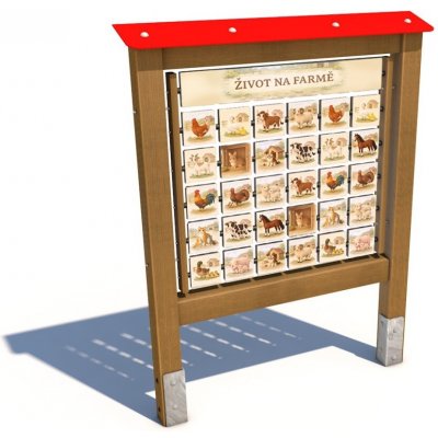 Monkeys Edukační panel Pexeso Život na farmě 160 – Hledejceny.cz
